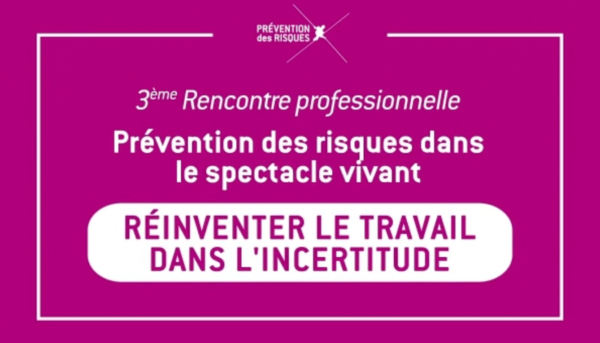 Visuel de la table ronde sur travailler dans l'incertitude. Juin 2021