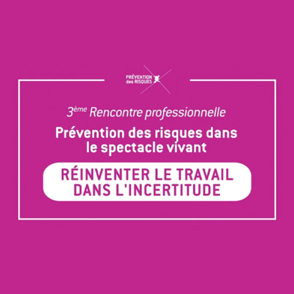 Visuel de la table ronde sur travailler dans l'incertitude. Juin 2021