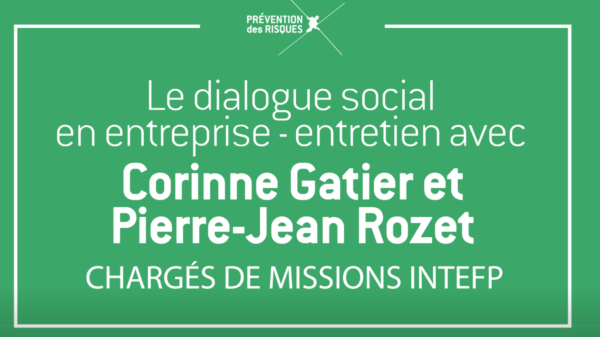 Visuel de l'entretien avec Corinne Gatier et Pierre-Jean Rozet autour du dialogue social en entreprise