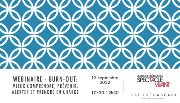 Visuel du webinaire sur le burn-out