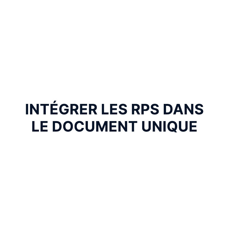 Outil RPS-DU (INRS) : Evaluer les facteurs de risques et définir les mesures de prévention. <p> CRAMIF